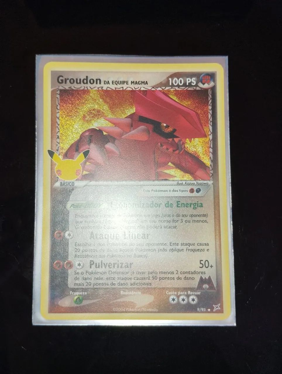 Groudon da Equipe Magma Coleção 25 anos - Foto 2