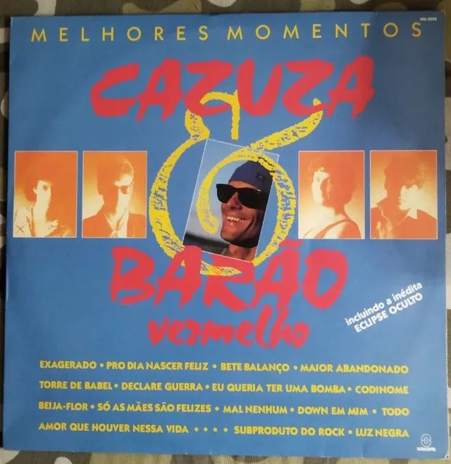 LP Vinil Cazuza & Barão Vermelho - Melhores Momentos (1989) VG+/EX