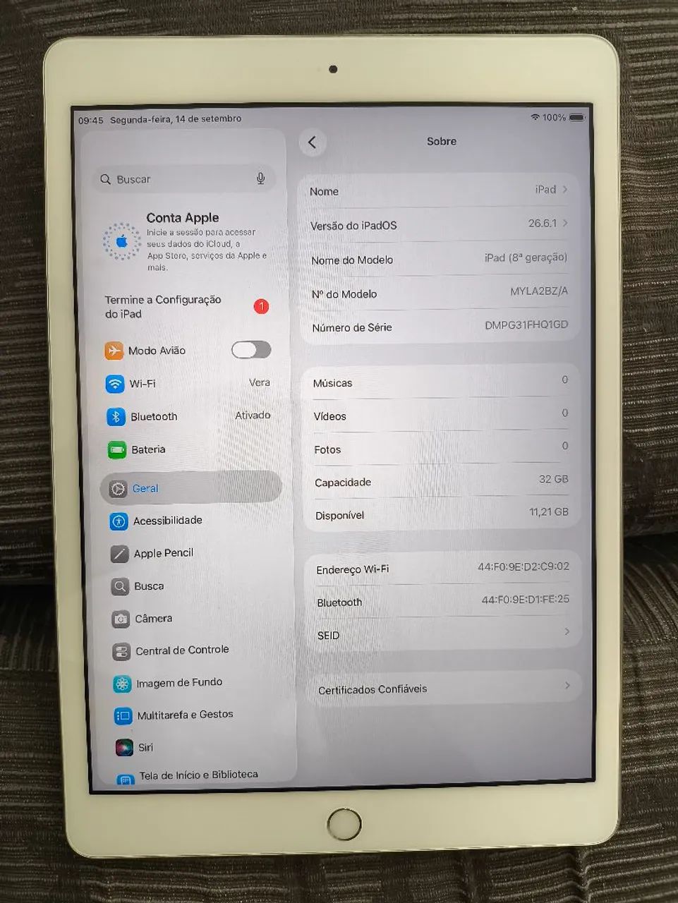 iPad 8 32gb (Parcelo Sem Juros) - Foto 4