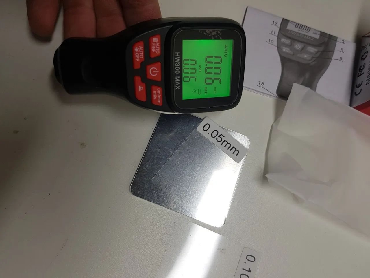 Medidor de Espessura de tinta Automotivo  - Foto 4