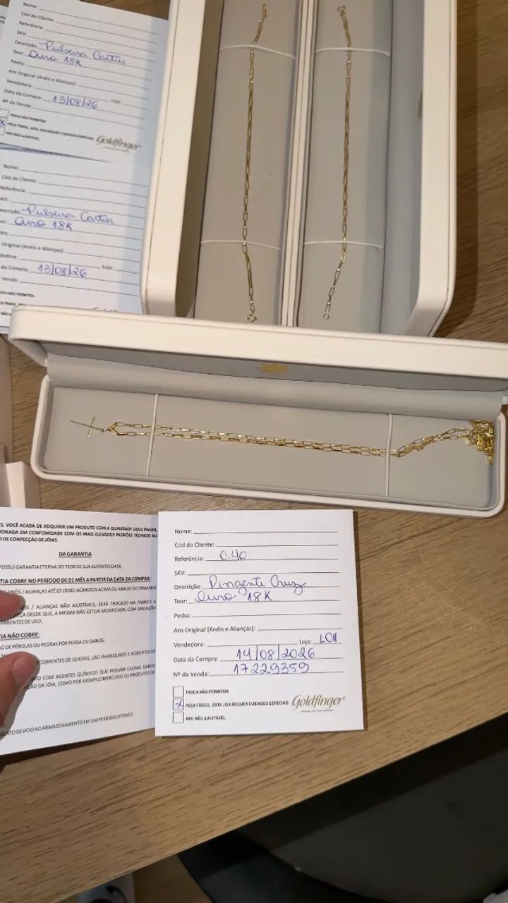 Corrente de ouro 18k Cartier gold finger  - Foto 2