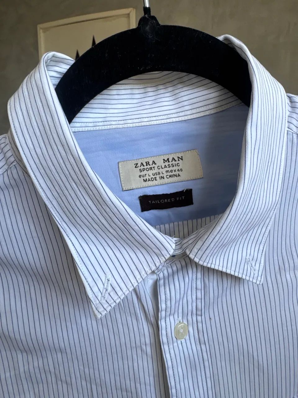 blusa social zara man 
