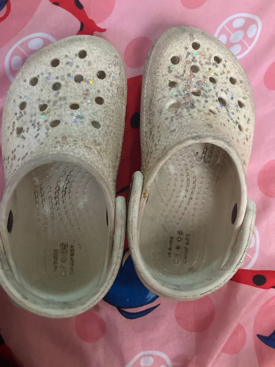 Combo Calçados Infantil - Tênis Adidas + Crocs Glitter (Original) - Foto 5