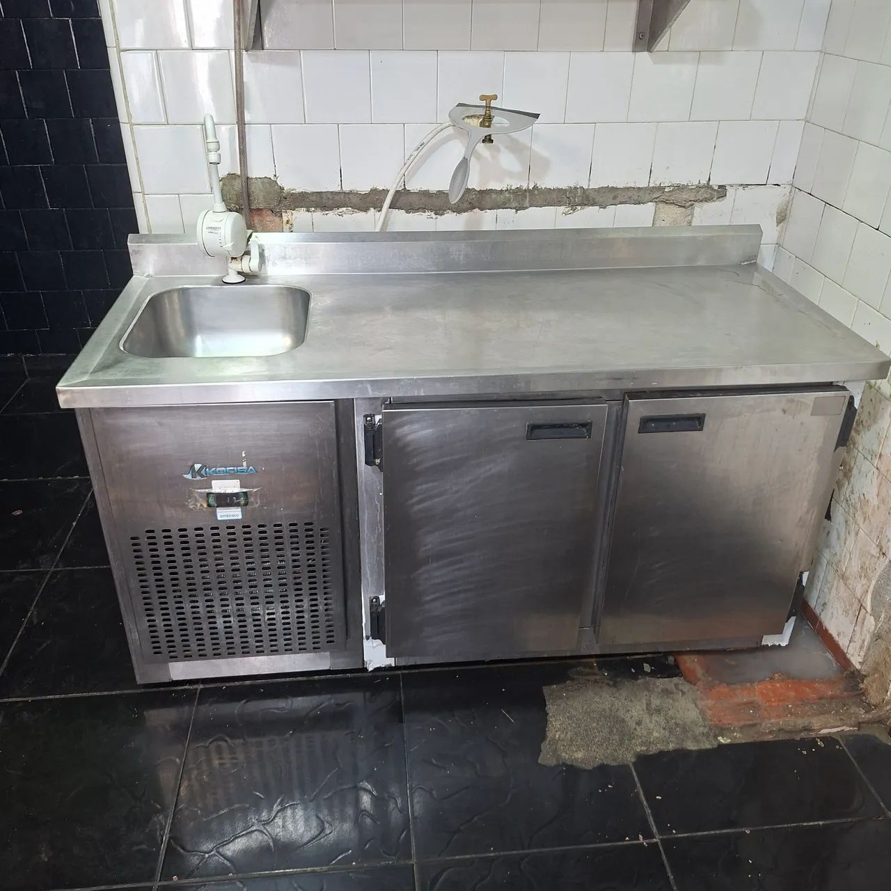 Balcão Inox Refrigerado com cuba
