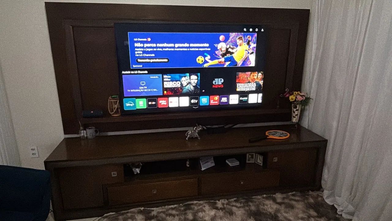 Vendo painel com o rack 