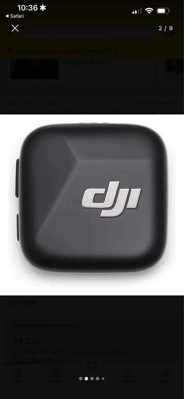Microfone DJI Mic Mini 1 TX Microfone 1 RX Receptor - DJI127 - Foto 3