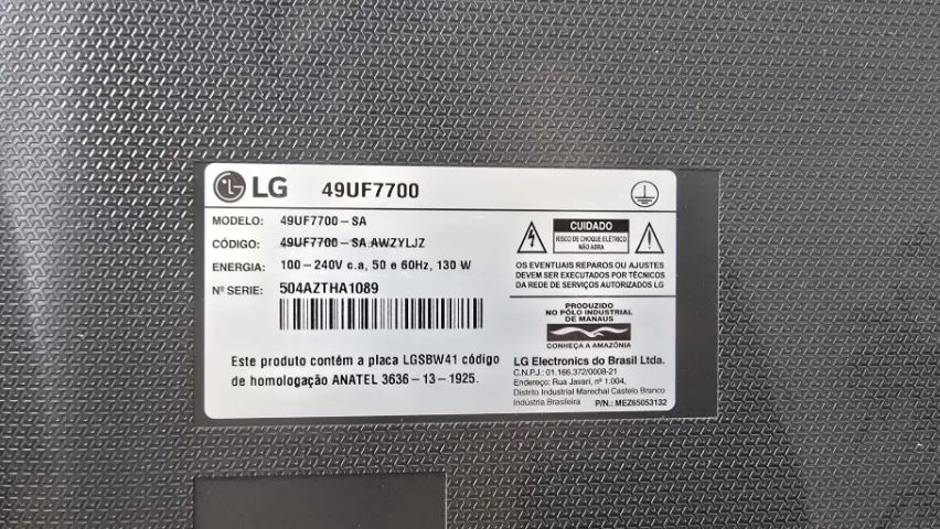Smart TV LG 49" 4K Ultra HD - Excelente estado - Foto 3