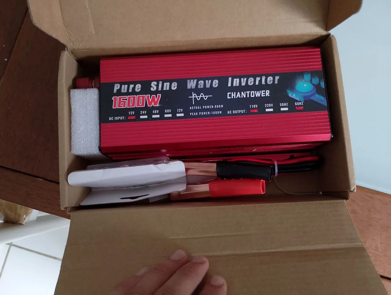 Pure Sine Wave Inverter Converter 1600 W. BRL 450.00 Read