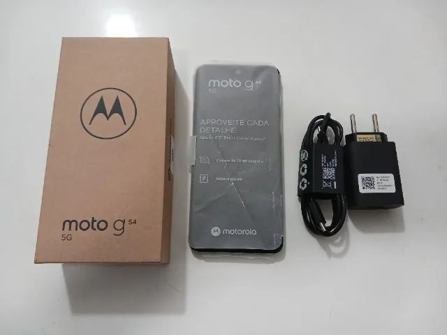 Celular Motorola G54, 256 GB, 8 GB, com película e capa. Usado EXCELENTE estado.