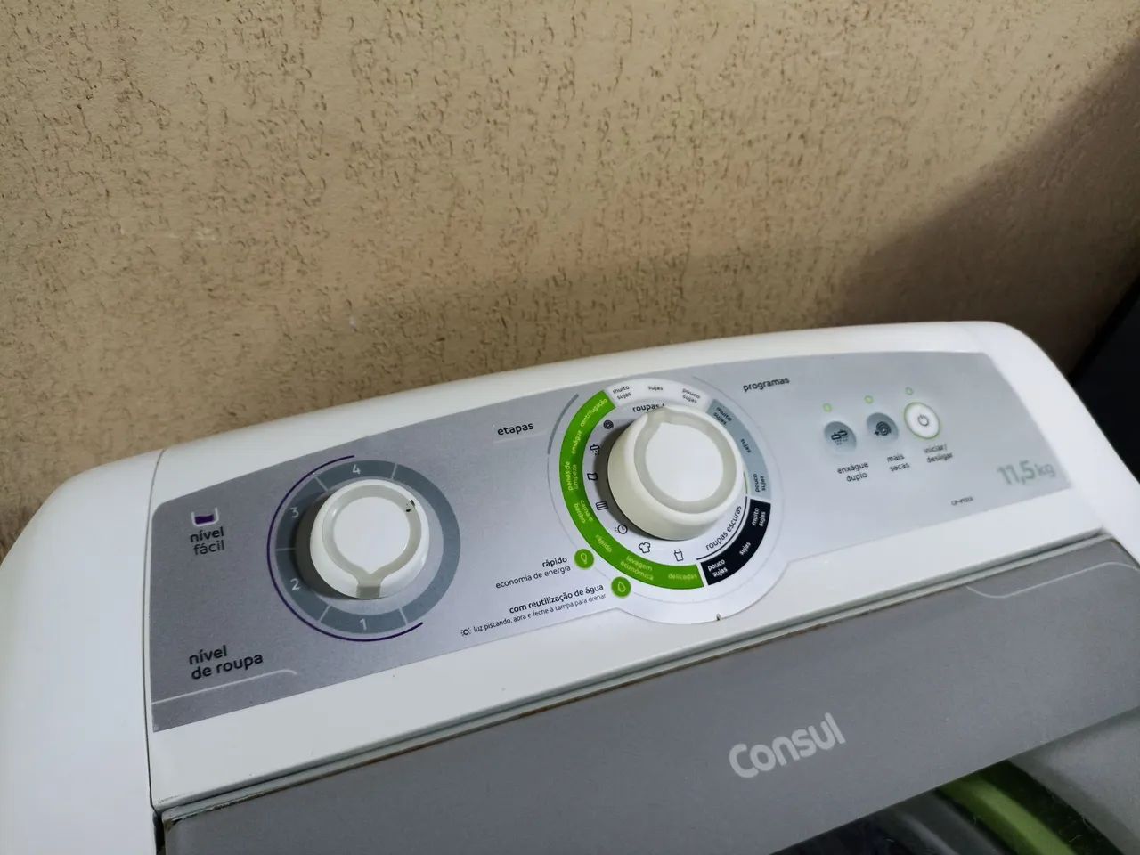 Máquina de lavar 11,5kg com cesto em INOX super conservada e silenciosa (ENTREGO E PASSO ) - Foto 3