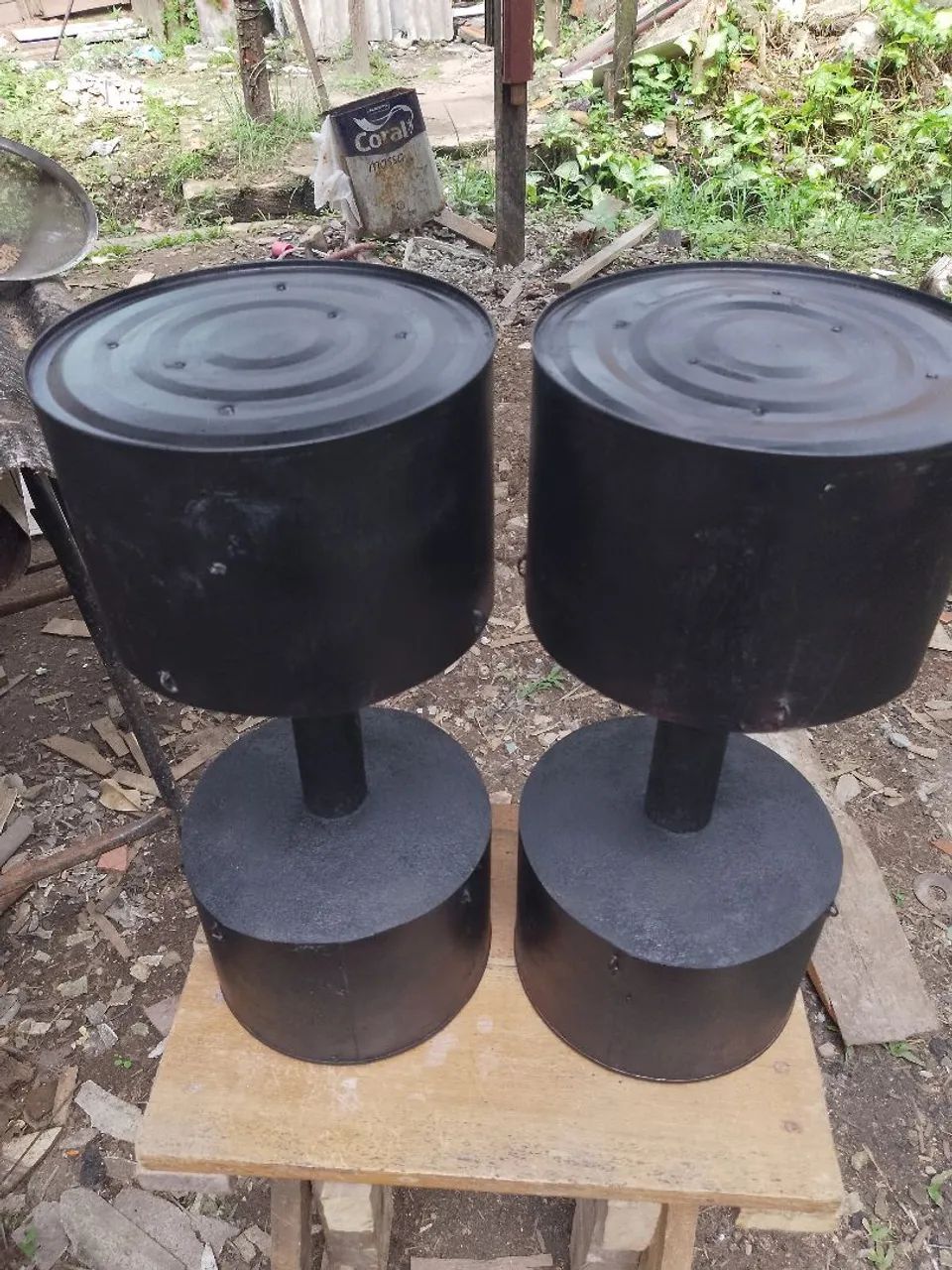 HALTERES de latas fixo 13kg - Foto 5