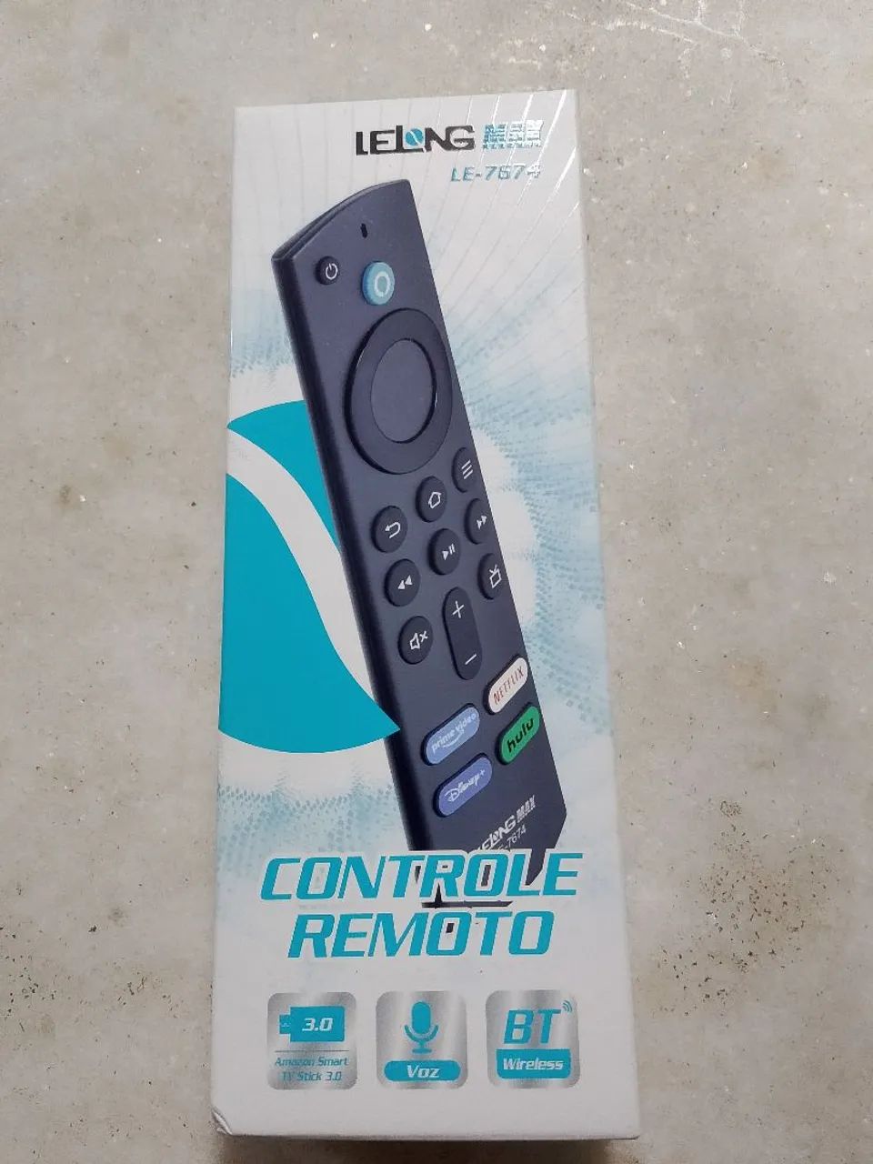 Controle remoto original com voz compatível com fire tv stick