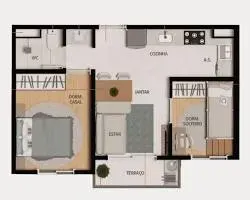 PLANTA 36m²