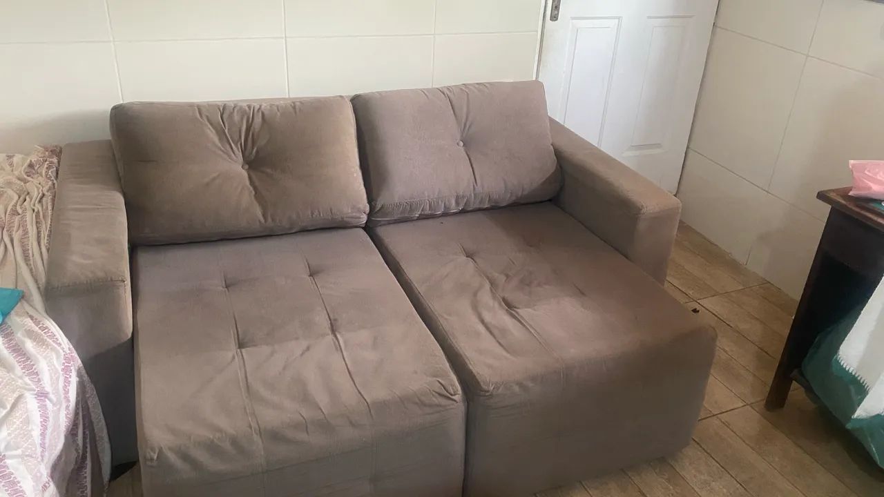 Vende -se sofá cama 2/3 lugares, retirada Bessa - Foto 5