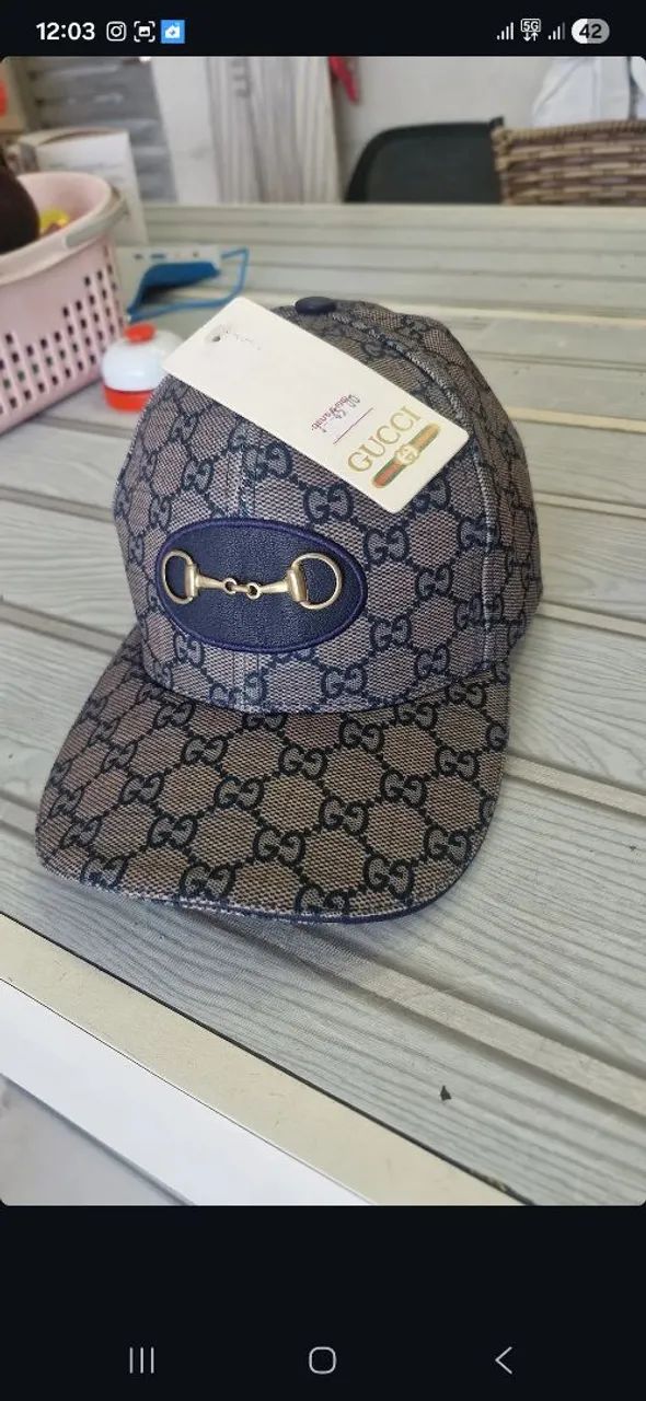 Bonés vesace  Louis Vuitton gucci e yankess - Foto 3