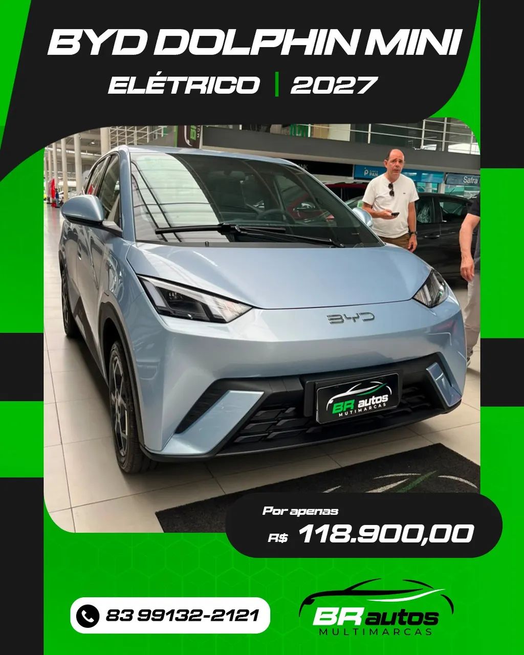 BYD Dolphin Mini (Elétrico) 2027