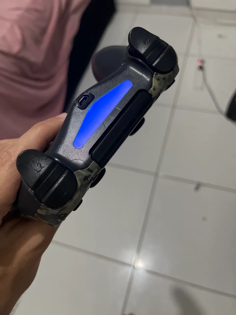 Controle PS4 camuflado - Foto 2