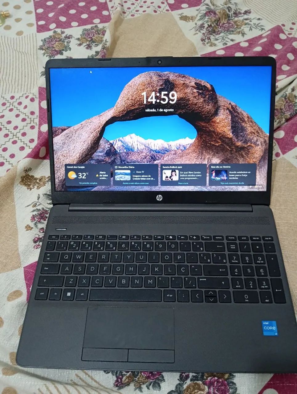 Notebook HP 256GB. 8 DE RAM EM PERFEITO ESTADO BATERIA 100 % COM CARREGADOR. - Foto 2