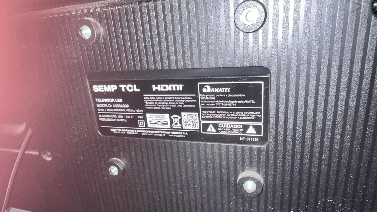 Tv 43 polegadas TLC ( semp Toshiba)  - Foto 5