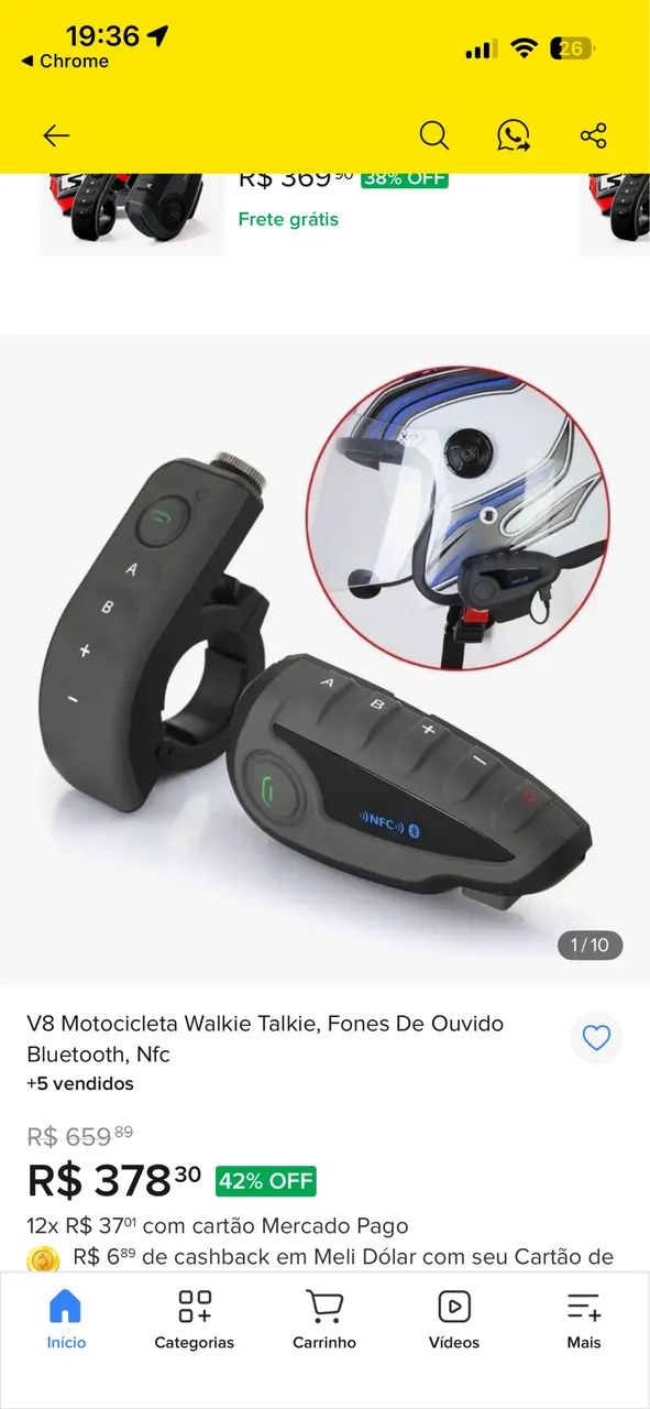 Intercomunicador para Capacete / Moto - Foto 4