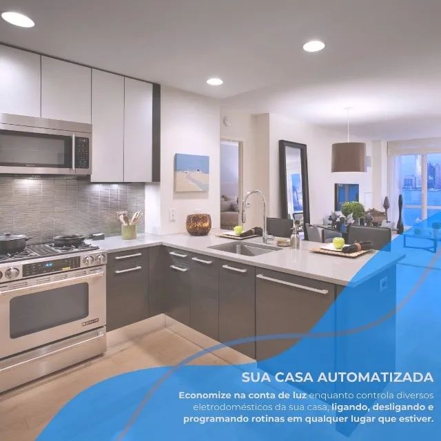 Tomada inteligente WiFi compatível com Alexa Bivolt 10A Novo - Foto 2