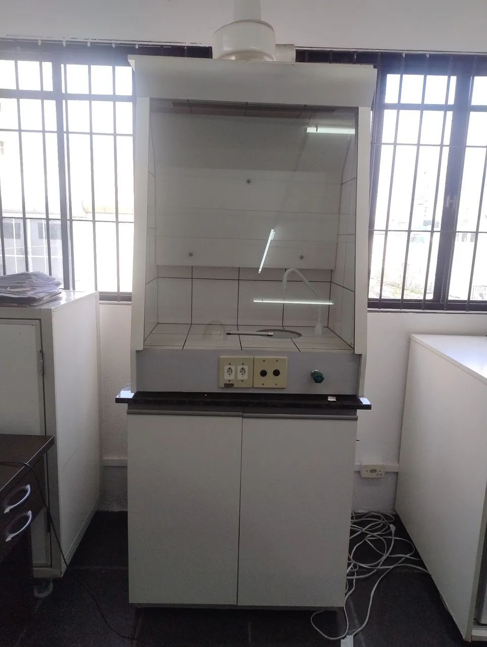 capela de exaustão química