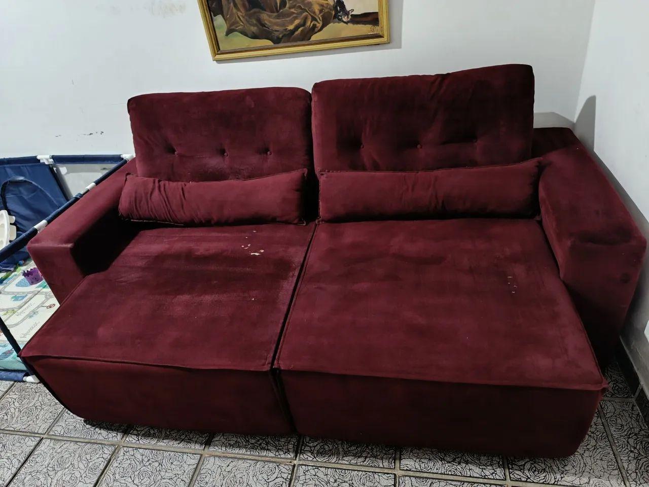 Sofá retrátil 4 lugares  - Foto 5