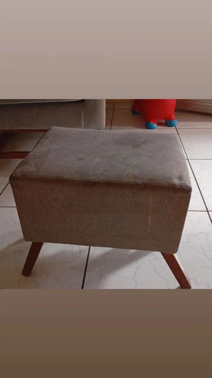 Poltrona de amamentação+puff - Foto 2