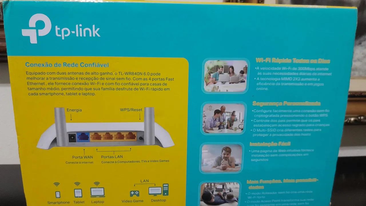 Roteador tp link wr840n  - Foto 4