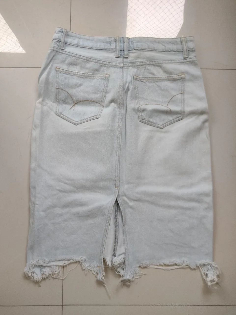 Saia jeans Tam M - Foto 2