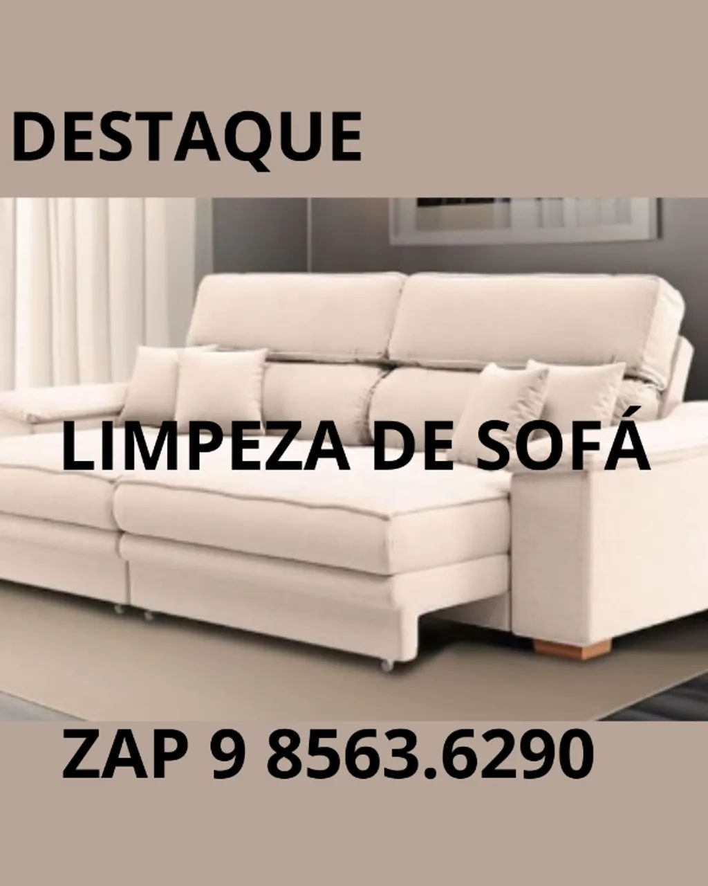 Lavagem a seco sofá. colchões