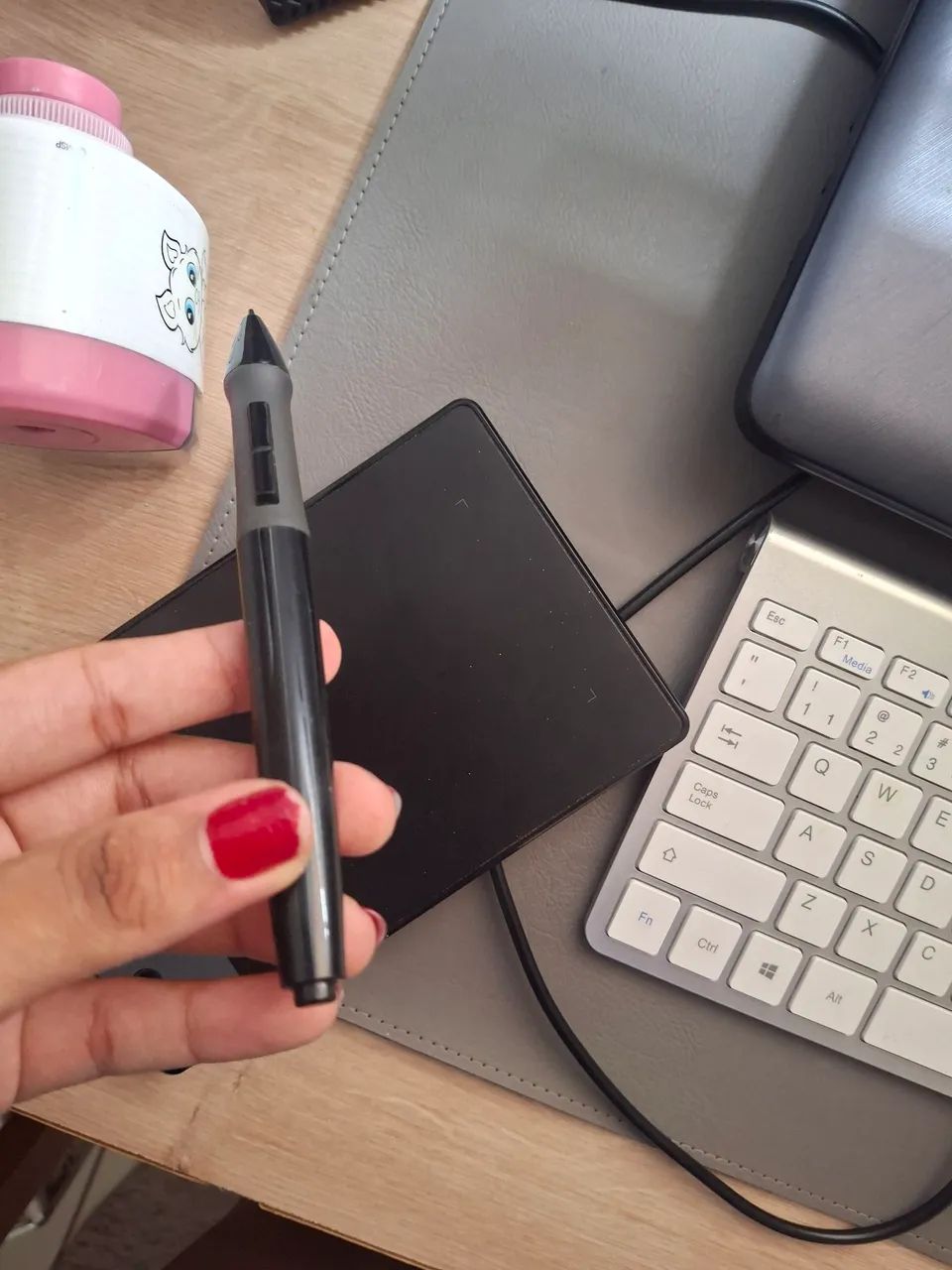 Huion H420 Tablet Gráfico 4 x 2,3 Polegadas 3 Express Chaves USB OSU Com Caneta Digital - Foto 2