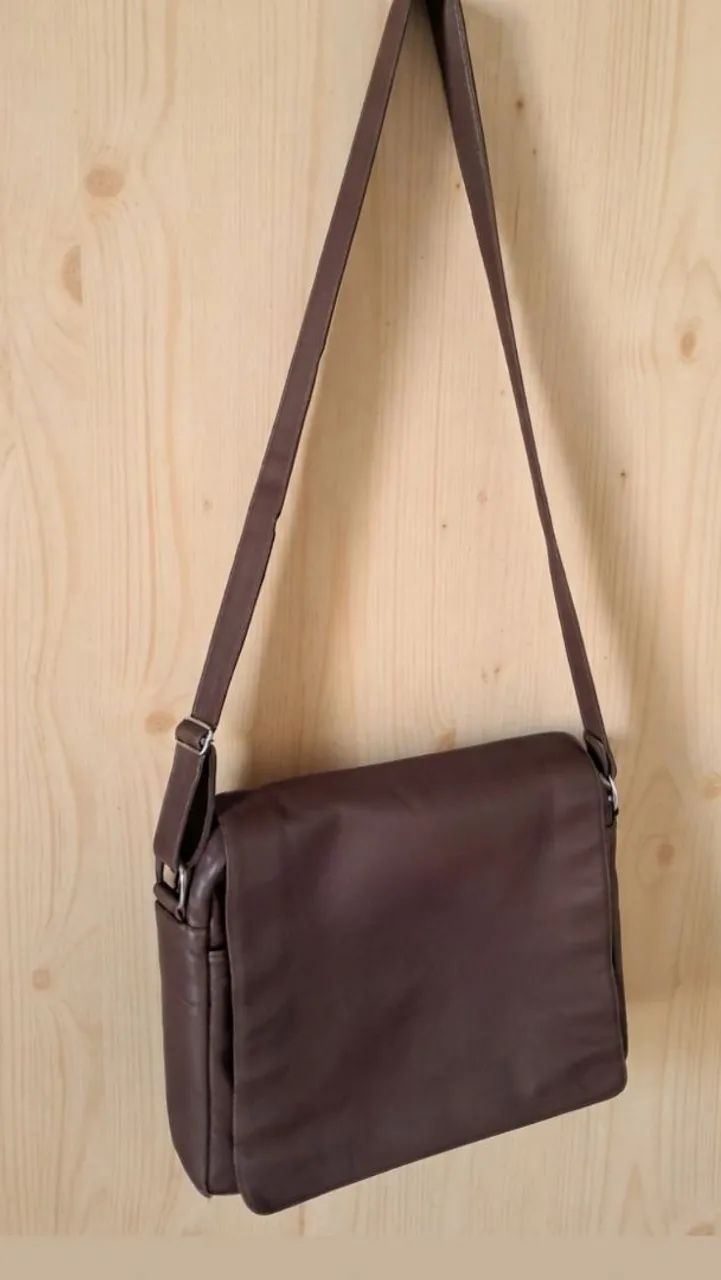 Bolsa Carteiro Couro Legítimo  - Foto 3