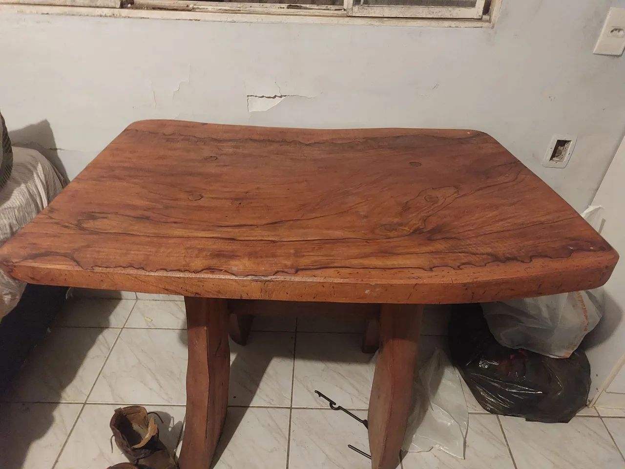 Mesa de madeira pura rustica  - Foto 3