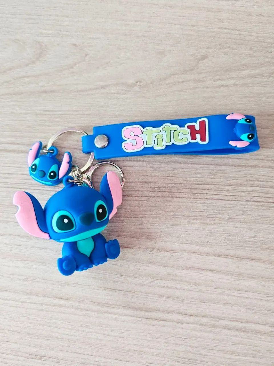 Chaveiro Azul Stitch