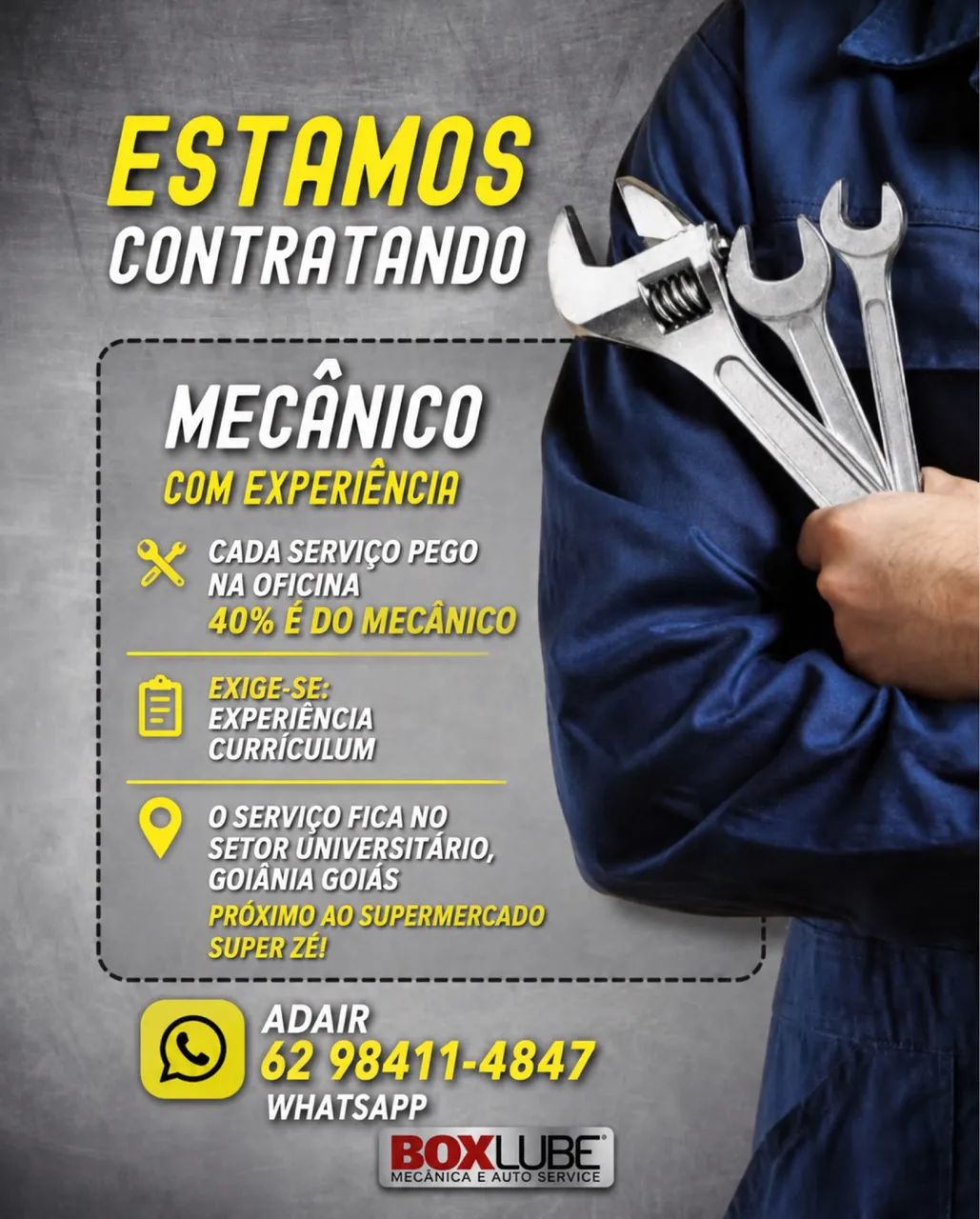 Preciso de mecânicos 