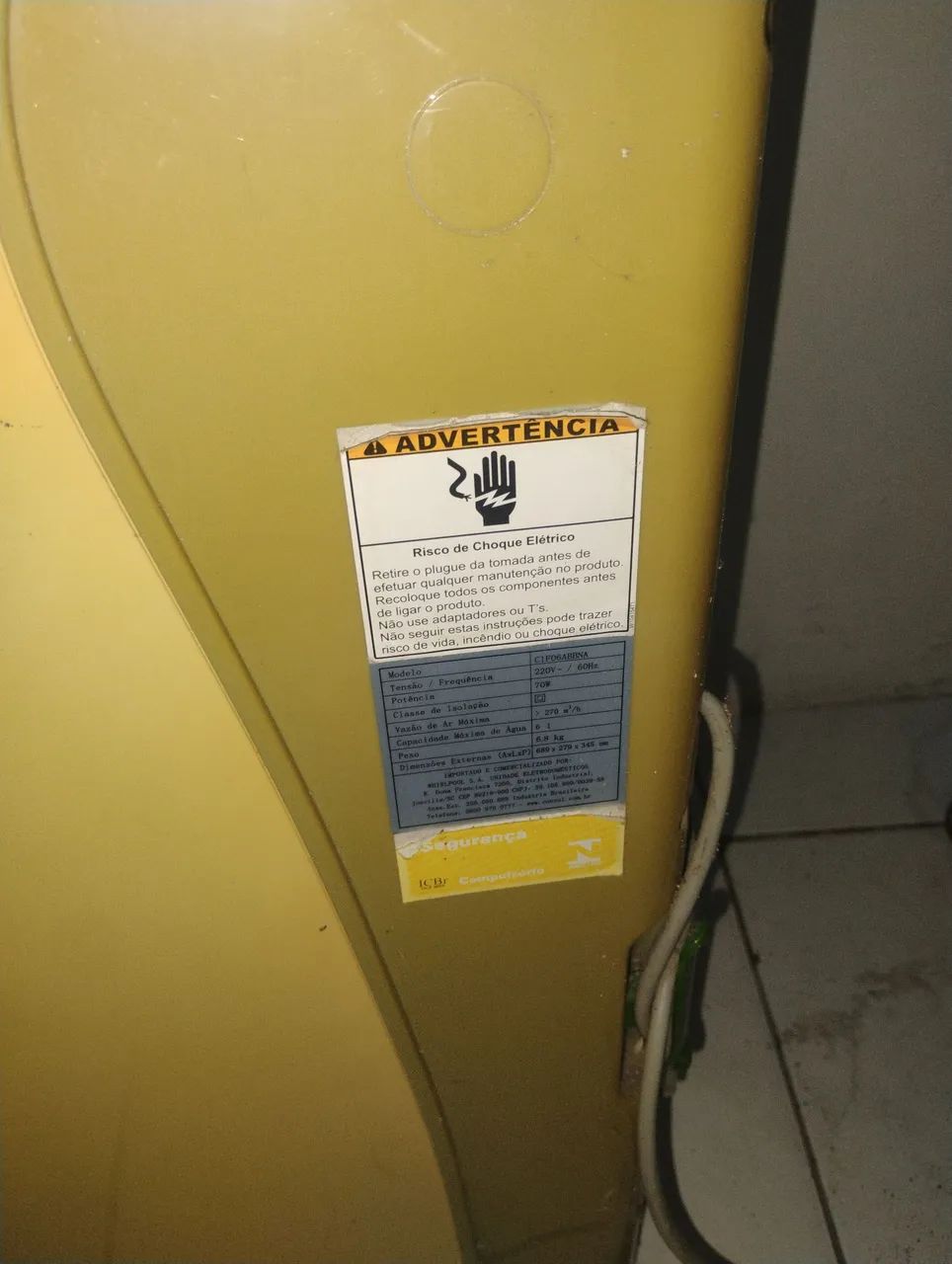Umidificador de ar a base de água e gelo  - Foto 2