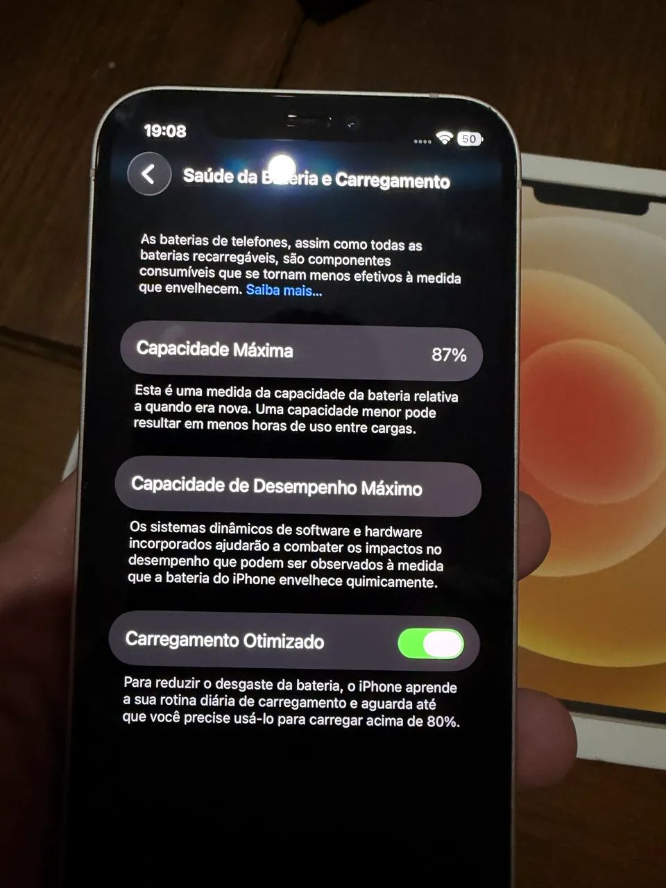 Iphone 12 - 128gb - 87% de saúde da bateria - Foto 4