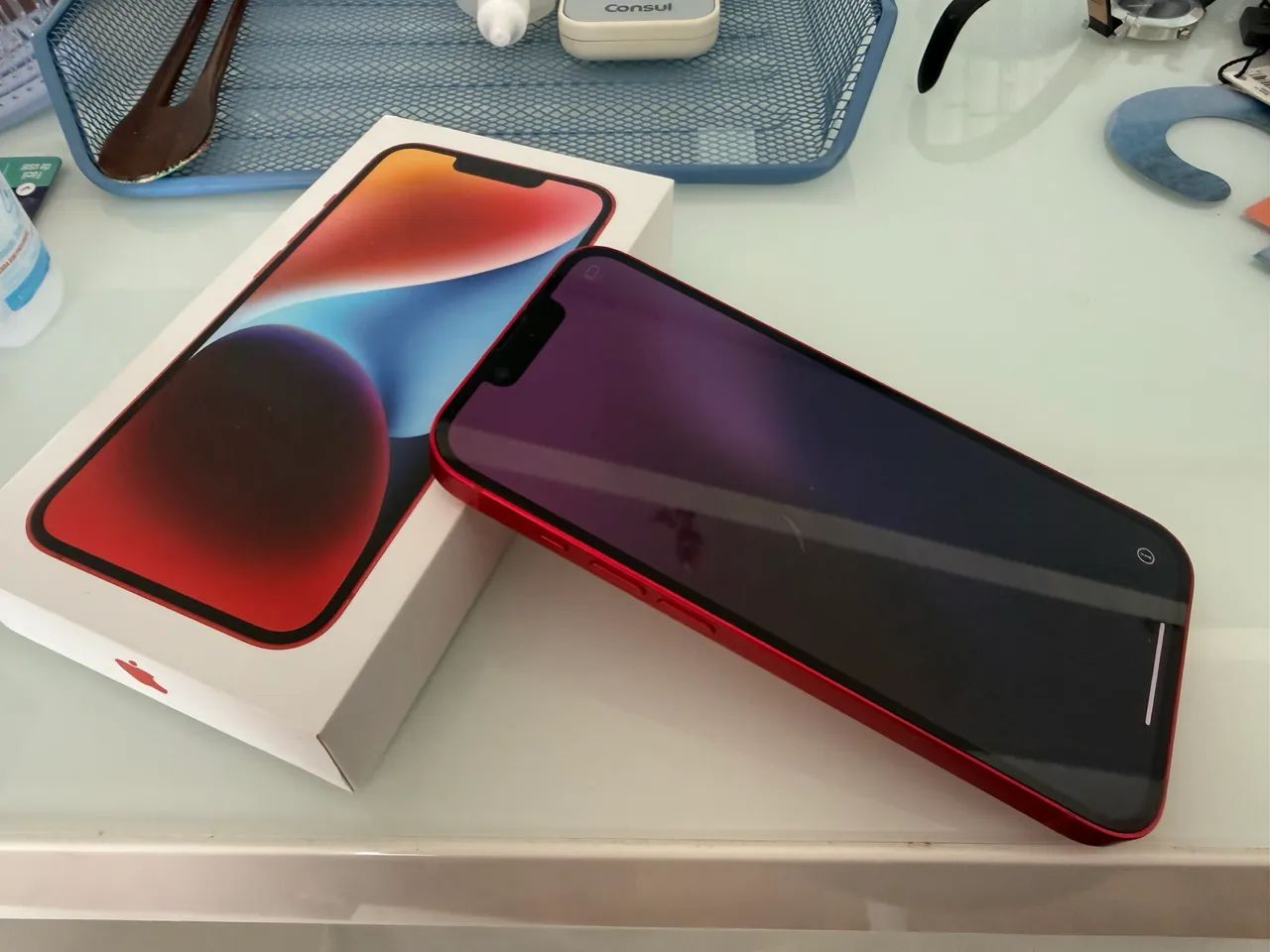 iPhone 14 RED 128G - Foto 2
