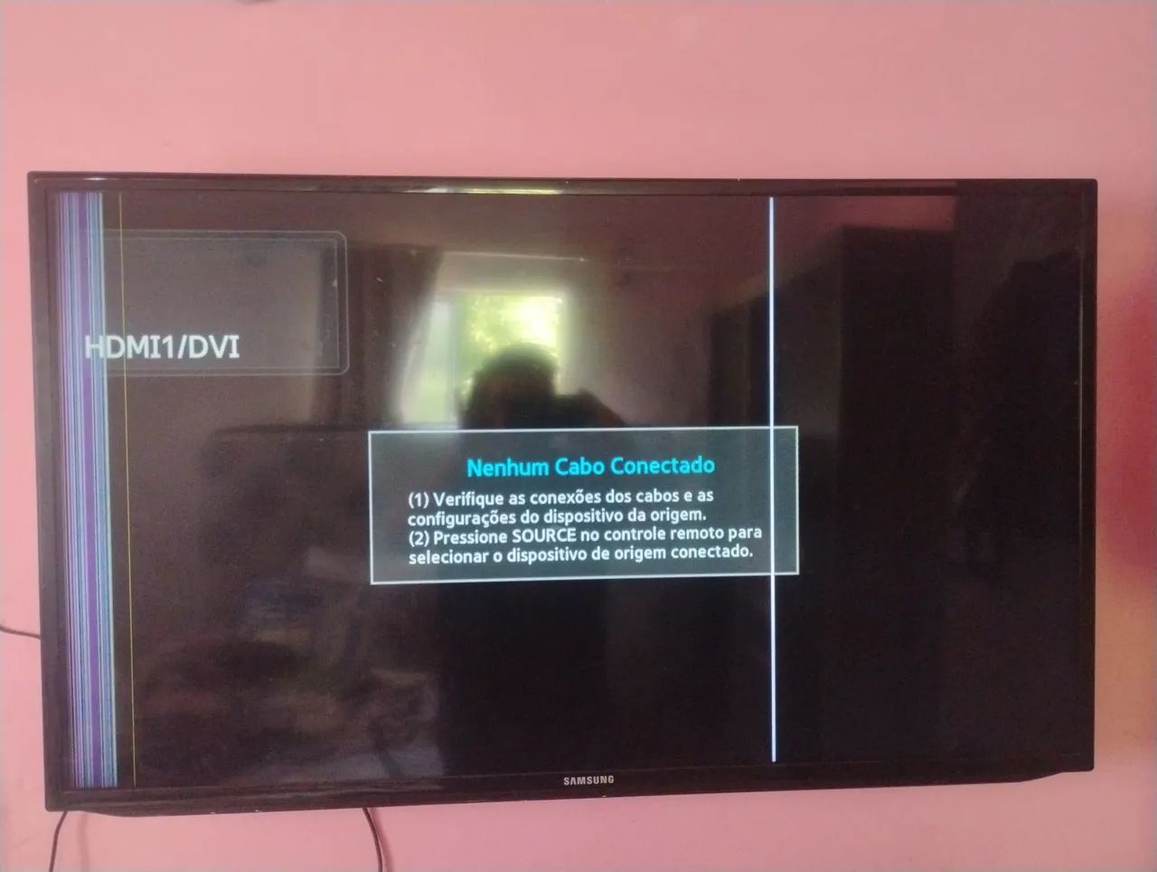 TV SAMSUNG 46 COM DEFEITO 