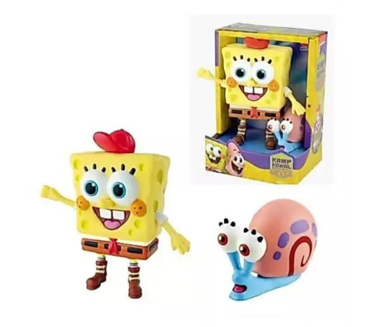 Boneco Bob Esponja Vinil Atóxico Oriiginal  - Foto 3