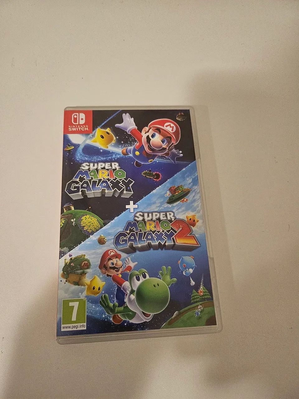 Jogo super Mario galaxy 1 e 2 de Nintendo switch 