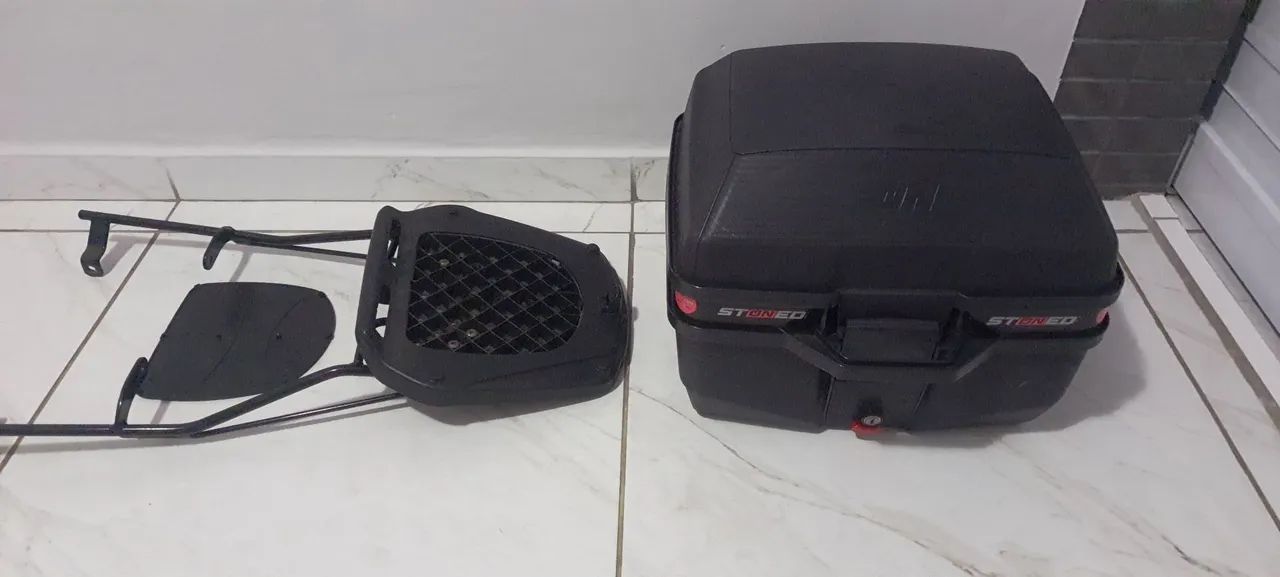 Baú para moto 35 litros preto