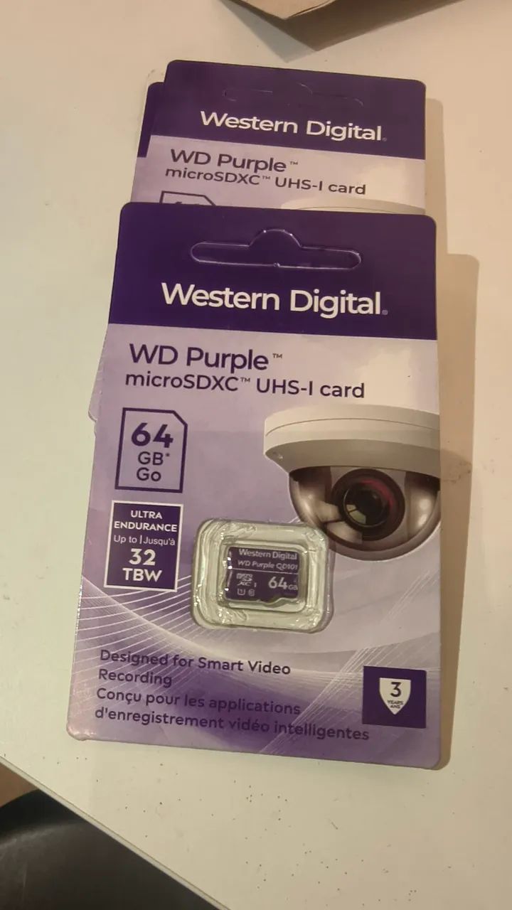 Micro SD 64 GB WD Purple 