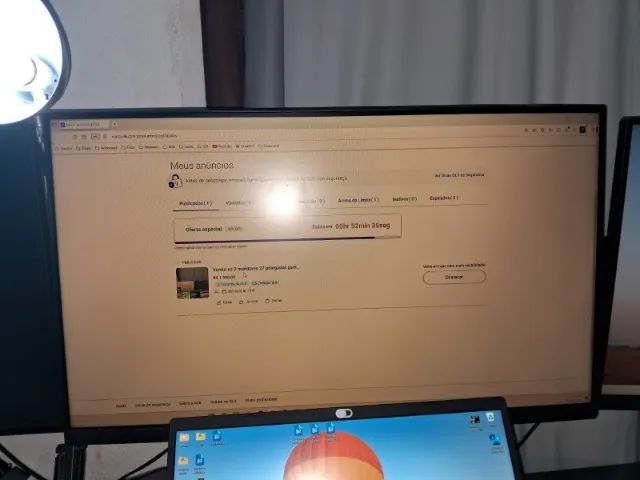 Vende-se 2 monitores e suporte de monitores 14 a 27 polegadas.  - Foto 2