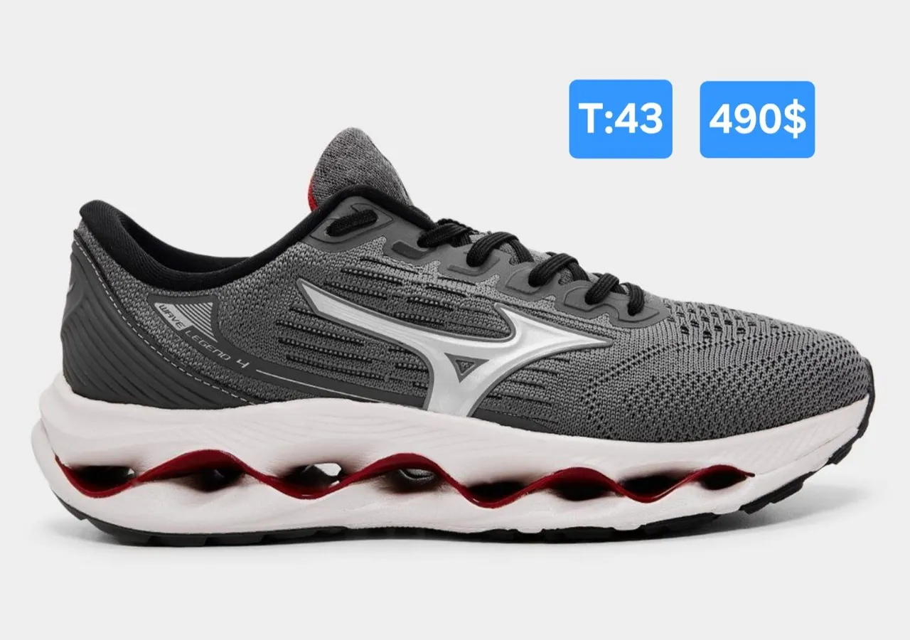 Tênis da Mizuno Wave Tornamic tamanho 34 original - Calçados