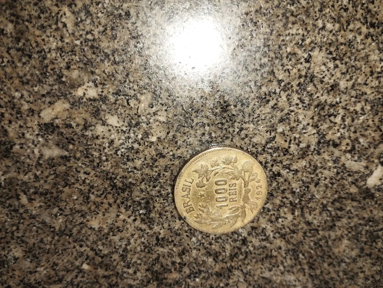 Moeda antiga 1000 réis 1924