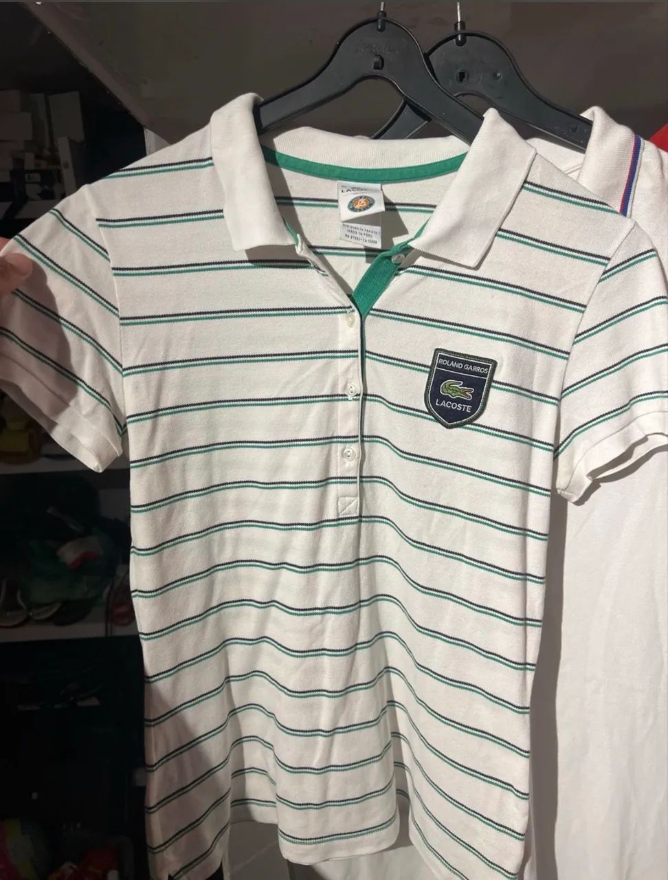 camisa polo lacoste rara rolland garros