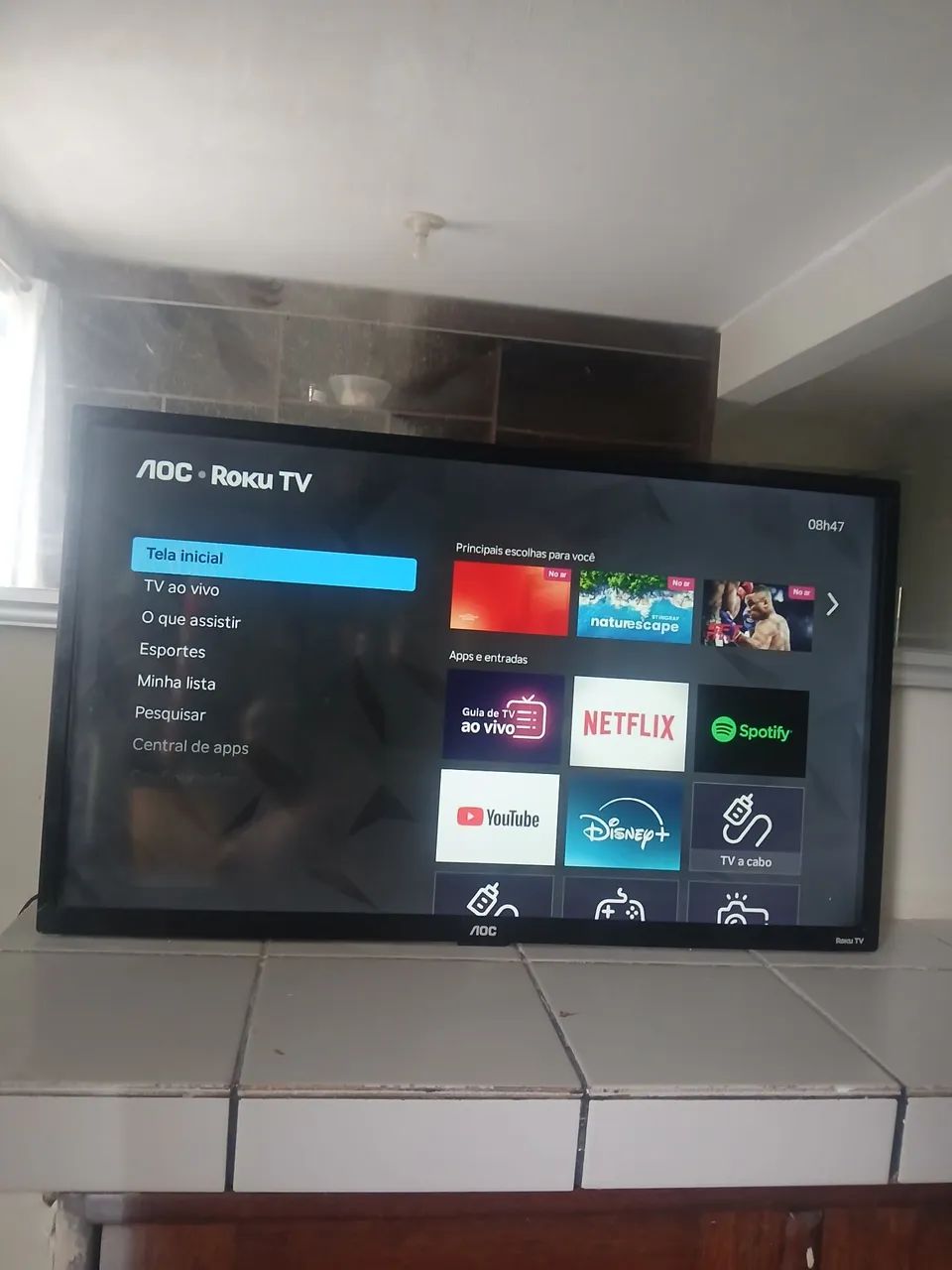 TV Roku 32 polegadas em perfeito estado