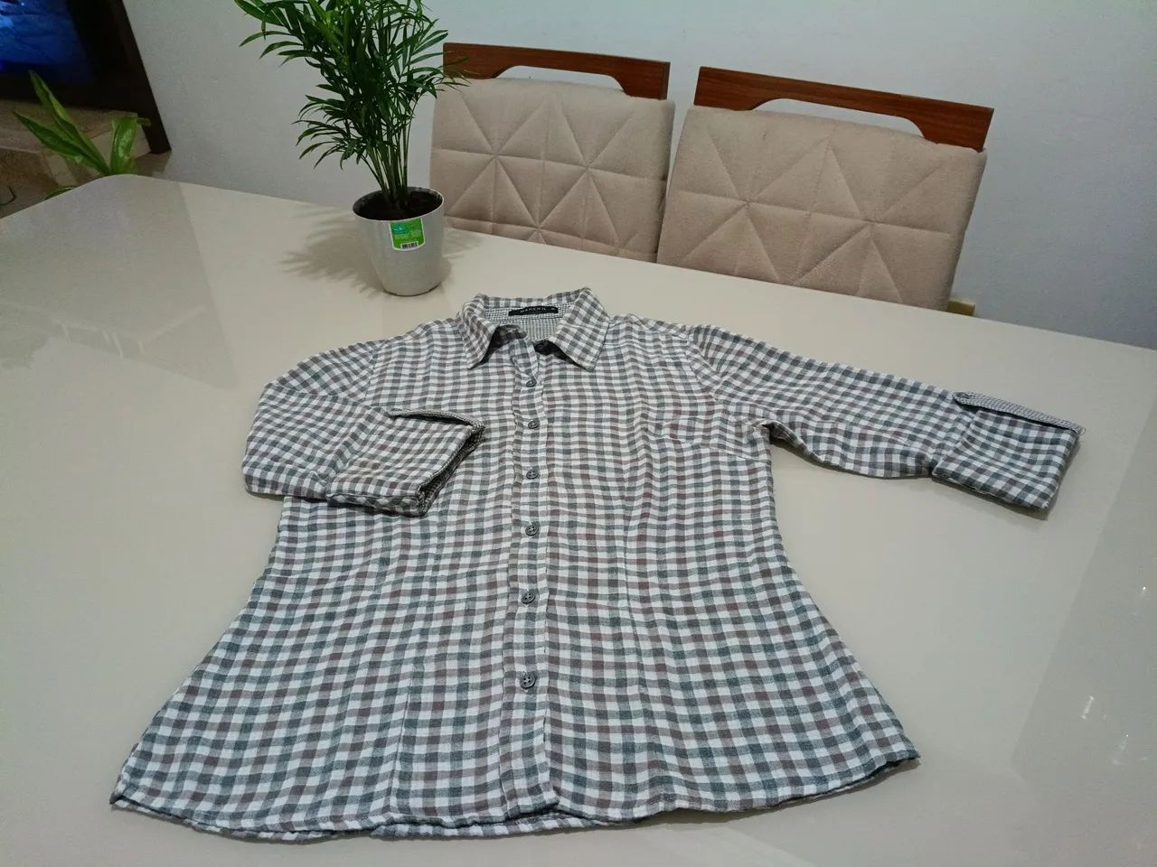 CAMISA XADREZ FEMININA - PP - Foto 4